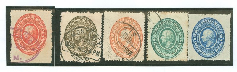 Mexico #O1B-O4/O7 Used Single