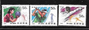 Korea 1997 Sports Bowling Fencing Golf Sc 3678-3680 MNH A3090