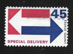 SC# E22 (45c) Special Delivery, Arrows, used single