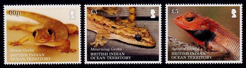 British Indian Ocean Territory - New Issue - MNH Lizards of BIOT