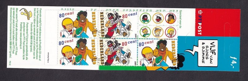 Netherlands #1058a  2000  MNH  booklet PB 62  cartoon comic strip