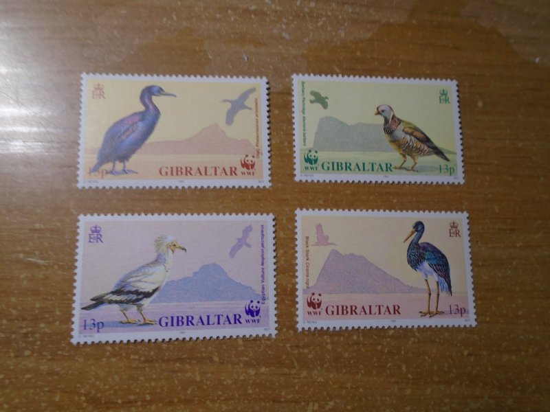 Gibraltar  #   591-94  MNH   Birds