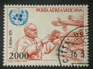 Vatican City #C71 USED Pope John Paul II and angel Gabriel