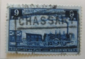 A6P18F155 Belgium Parcel Post and Railway Stamp 1935 9fr used