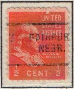 U.S. Precancel - Nebraska, Fairbury