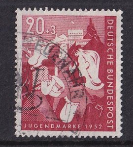 Germany  #B326  used  1952  youth program  20pf