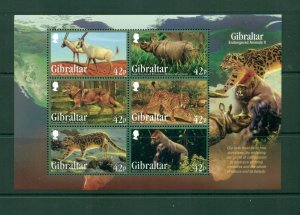 Gibraltar #1358a  (2012 Endangered Species sheet) VFMNH CV $8.25