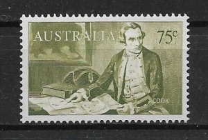 1966 Australia 414 75c Capt.  James Cook MNH