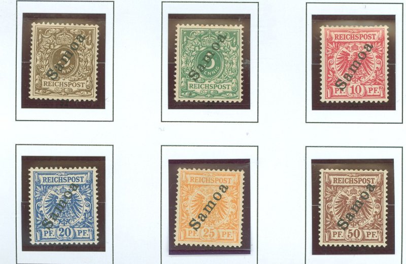 Samoa (Western Samoa) #51-56 Unused Single (Complete Set)