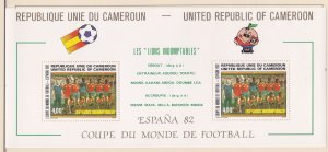 Cameroun # 713a, World Cup Soccer, Souvenir Sheet, Mint NH, 1/2 Cat.