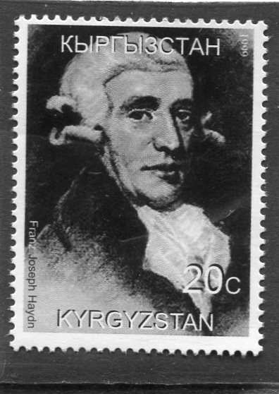 Kyrgyzstan 1999 FRANZ JOSEPH HAYDN 1 value Perforated Mint (NH)