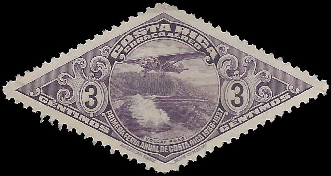 Costa Rica #C30 1937 Mint H