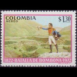 COLOMBIA 1973 - Scott# C592 Bombona Battle Set of 1 NH