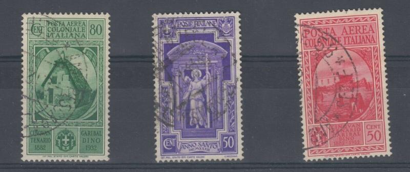 Italy 1932 50c/80c SG11/12 VFU J4083