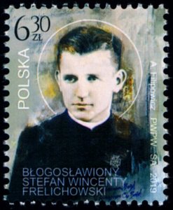 Poland 2019 MNH Stamp Blessed Stefan Wincenty Frelichowski Scouting World War II