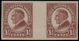 631v VF/XF OG NH, NO GUM BREAKERS,  Horz Gutter Bet..MORE.. gg0954