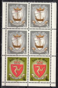 Isle of Man - Scott 146a Booklet Pane #3 MNH (SP)