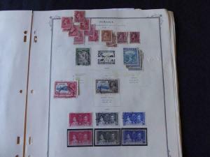 Jamaica 1912-1951 Mint/Used Stamp Collection Many Vars on Scott Spec Album Pgs