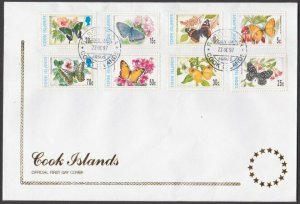 COOK IS 1997 Butterflies commem FDC.........................................L662