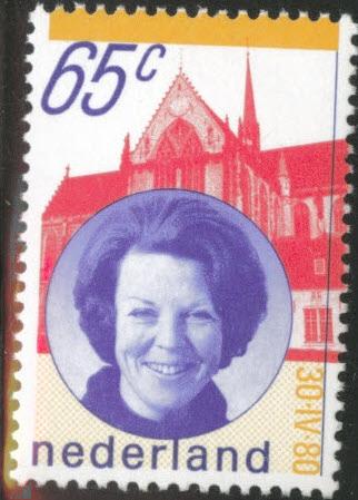 Netherlands Scott 608 MNH** 1981 65c Queen Beatrix stamp