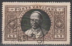 Vatican City #30  F-VF Used  CV $37.50  (A3945)