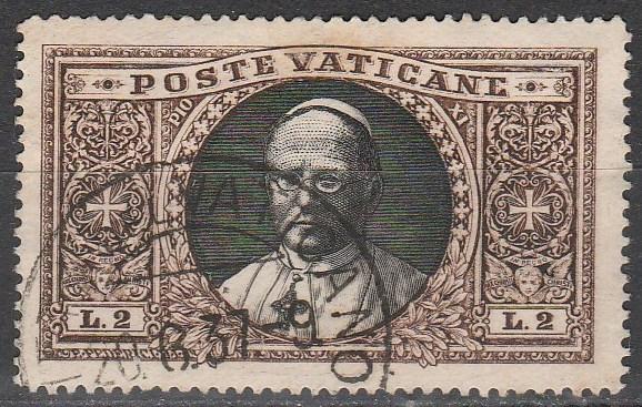 Vatican City #30  F-VF Used  CV $37.50  (A3945)