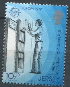 Jersey Sc#205 MNH, 10½p bl, sil & blk, Europa (C.E.P.T.) 1979 - History of t...