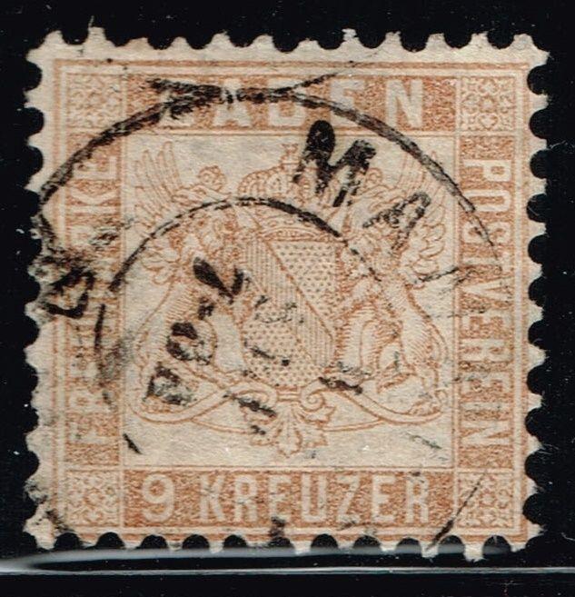 Baden SC# 23a, Used.        Lot 02222015