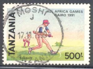 Tanzania ~ #753 ~ All Africa Games ~ Used