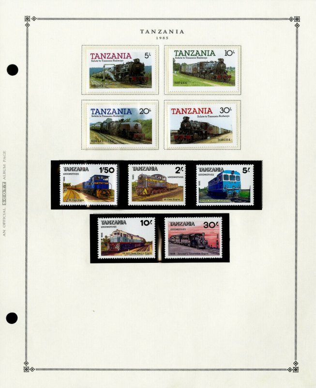 Tanzania Loaded Mostly Mint 1970's to 1990's Popular Stamp Collection