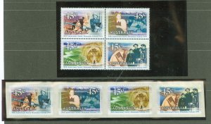 Australia  #1768a/1772A Mint (NH) Single (Complete Set)