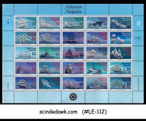 MARSHALL ISLANDS - 1996 MILLENNIUM OF NAVIGATION / SHIPS - MINIATURE SHEET MNH