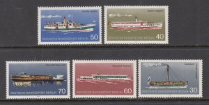 Germany Berlin 9N354-9N358 Ships MNH VF