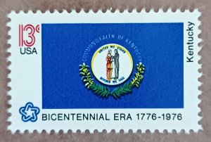 United States #1647 13c Kentucky State Flag MNG (1976)