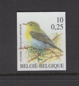 Belgium #1789  (2000 €0.25 Bird definitive issue) IMPERF  VFNGAI CV €50