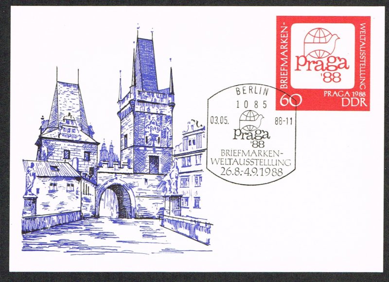 Germany DDR Postal Card Michel P99