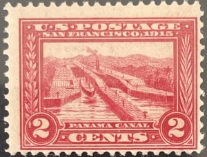 Scott #398 1913 2¢ Panama-Pacific Exposition Panama Canal perf. 12 MNH OG