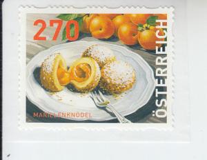 2018 Austria Apricot Dumplings SA Coil (Scott 2766) MNH