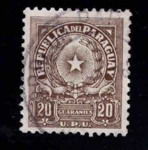 Paraguay Scott 656 Used wmk 347 RP 1963