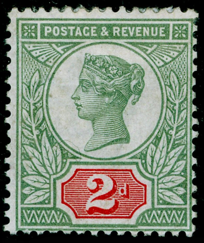 SG199 SPEC K30(1), 2d green & scarlet, M MINT. Cat £425. 