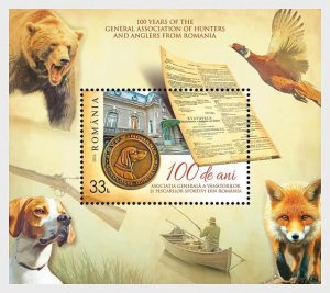 Romania / Roemenië  - Postfris/MNH - Sheet Hunting Dogs 2024