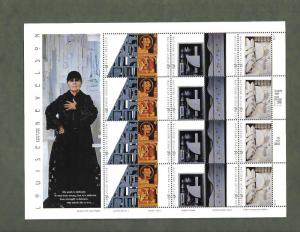 3379-3383    Louise Nevelson, Sculptor.  33¢ MNH sheet of 20.   Issued in 2000