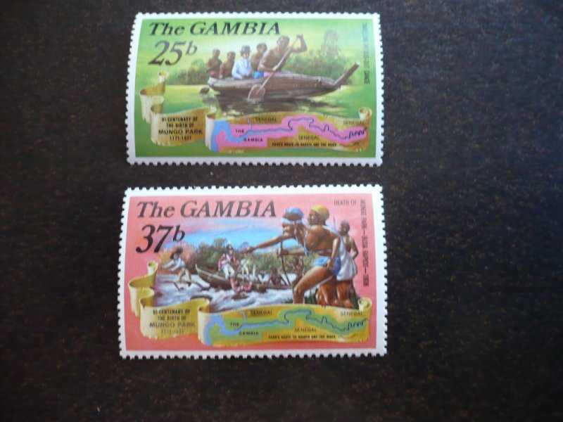 Stamps - The Gambia - Scott# 271-272 - Mint Never Hinged Part Set of 2 Stamps