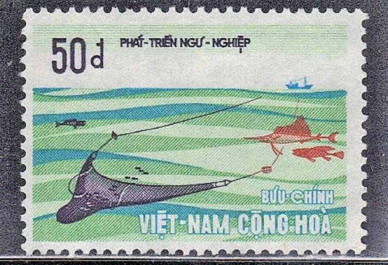 VIETNAM SC# 410 *USED*  40pi 1972   SEE SCAN