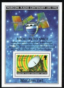 Montserrat Stamp 891  - First Radio Telescope