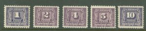 Canada #J6-J10  Single (Complete Set)