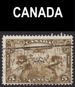 Canada Scott C1 F+ used. Beautiful 1st transantlantic flight SON cancel. Scarce.