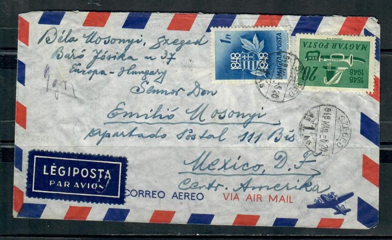 HUNGARY COVER 1948