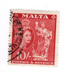 Malta #261 - Used - CAT VALUE $14.00