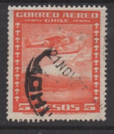 Chile Scott #  C43  USED  singles